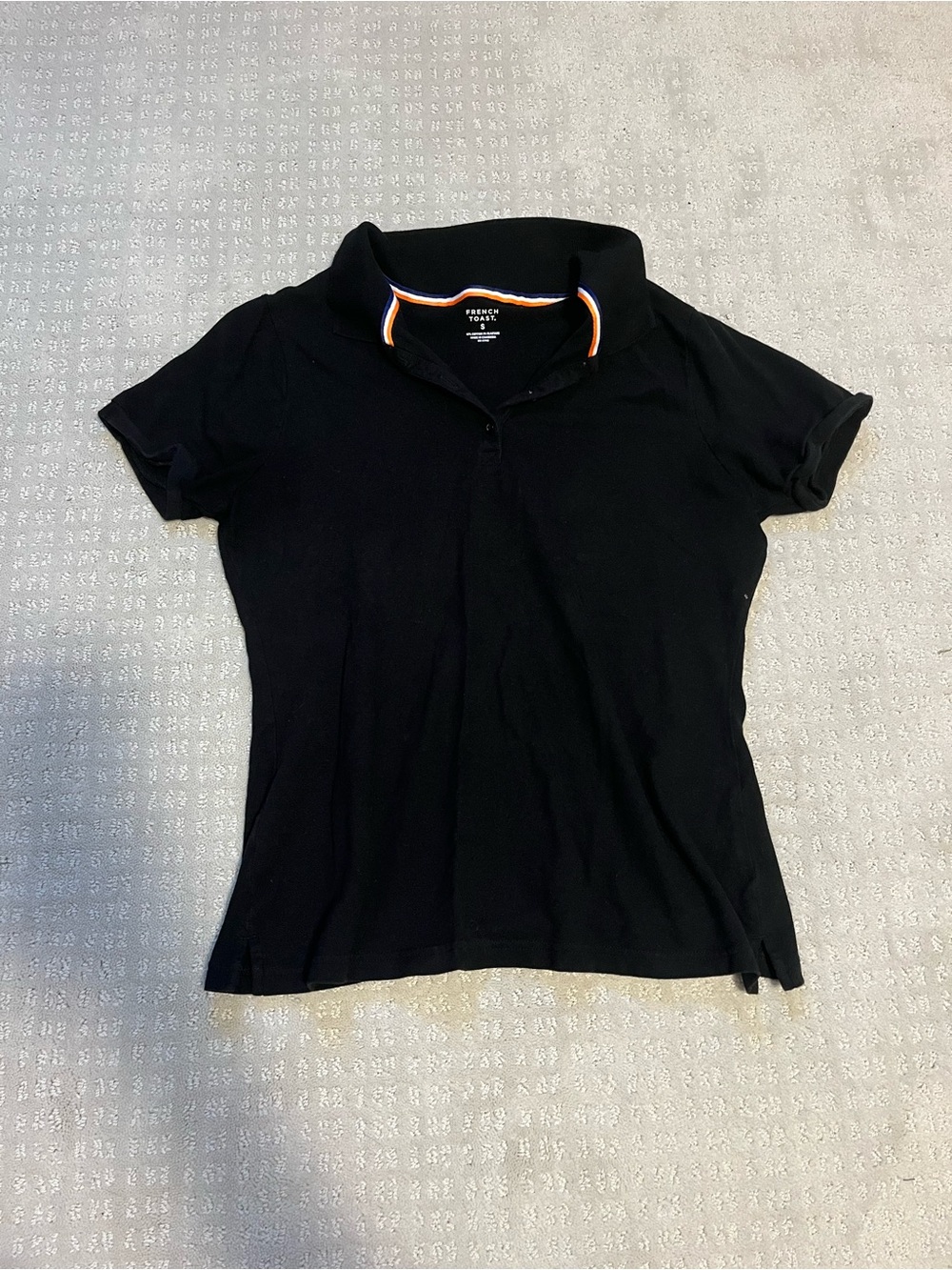 Women’s Black Polo Top